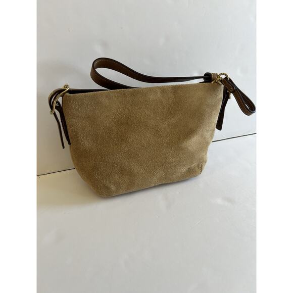 Coach Handbags - Coach Brown Tan Mini Suede Hobo Shoulder Bag Purse Y2K VTG